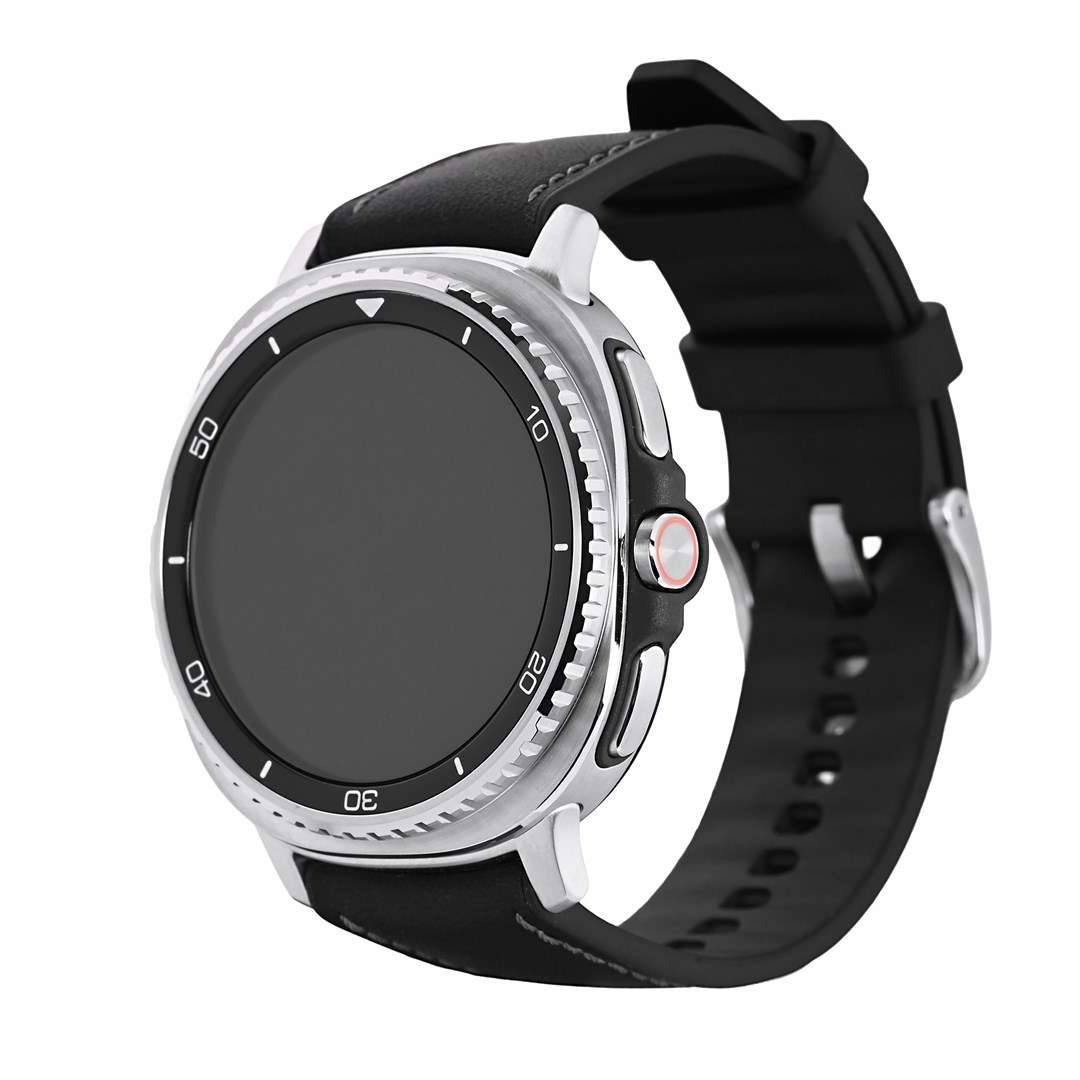 Galaxy Watch8 Classic - 46 mm - intelligente Uhr mit Hybridband - Hybrid-Eco-Led-0
