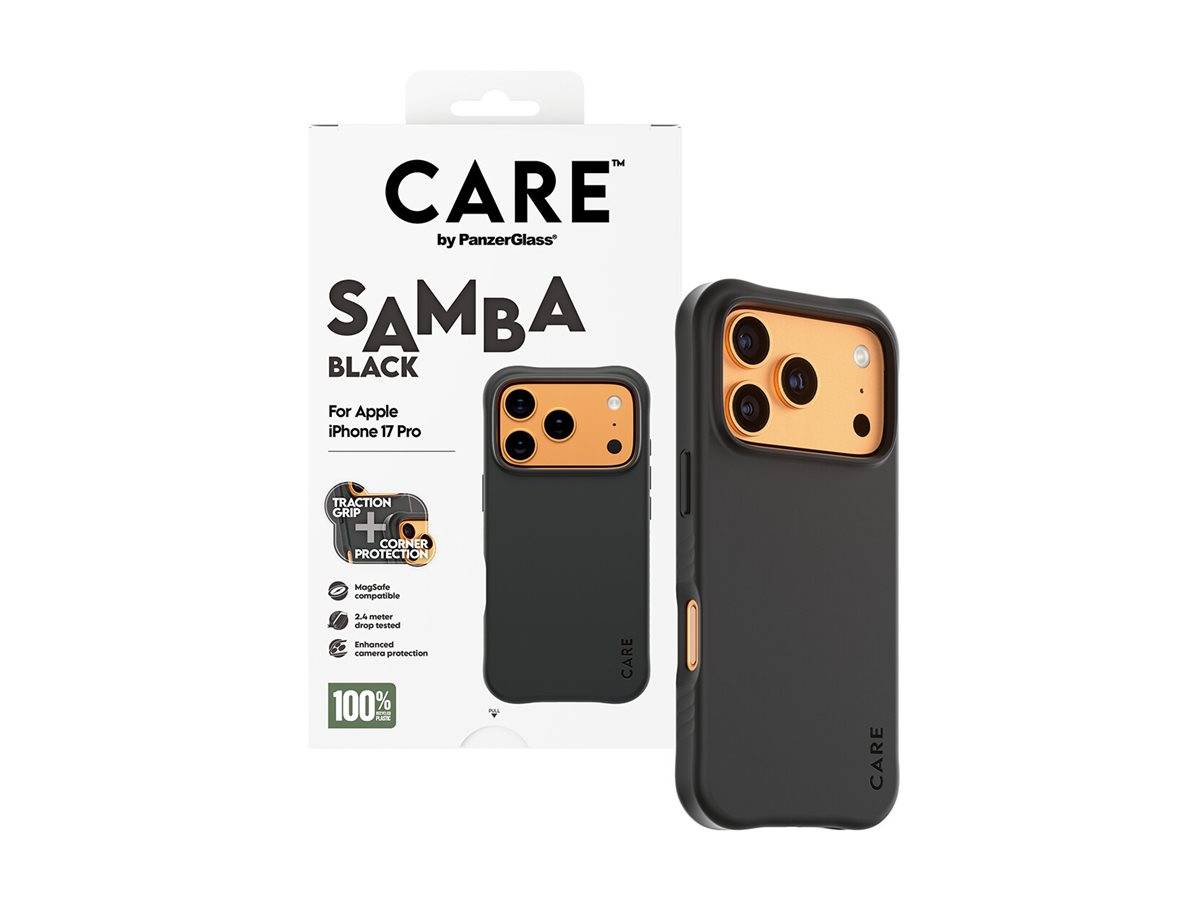 PanzerGlass CARE Fashionable Case Samba black w. MagSafe iPhone 17 Pro-2