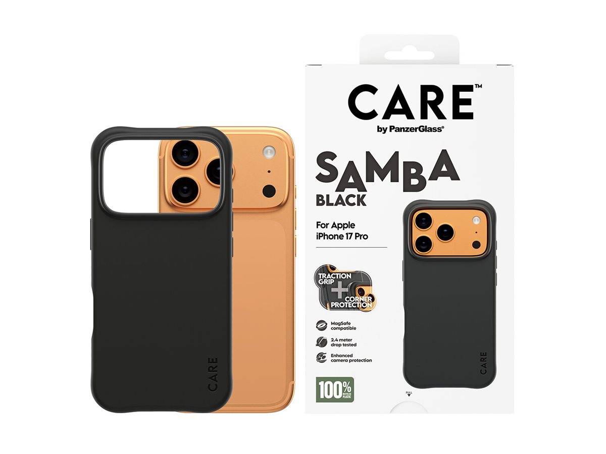 PanzerGlass CARE Fashionable Case Samba black w. MagSafe iPhone 17 Pro-4
