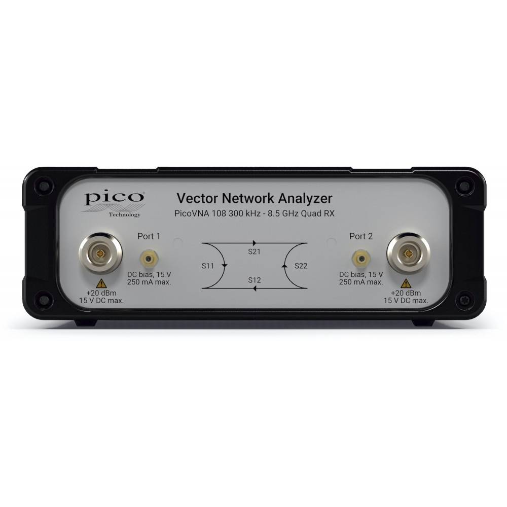 Pico Technology VNA 108 | USB Vektor Netzwerkanalysator, 300 kHz bis 8,5 GHz, Quad RX (PQ112)-2
