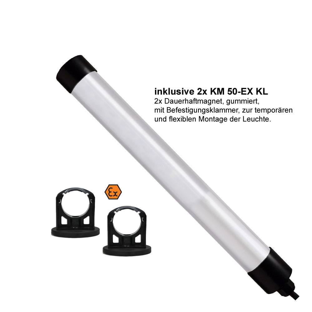 KIRA KE-LED-EX 5018/ 24-10-0 IP68 Rohrleuchte mit EX-Schutz EX Zone 1,2,21,22 24 Volt 1000 lm-1