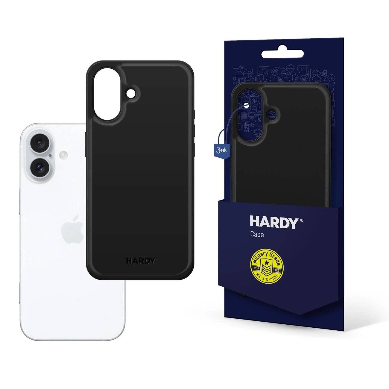 3mk Hardy Apple Silky Leather MagCase iPhone 16 Plus - Schwarz-0
