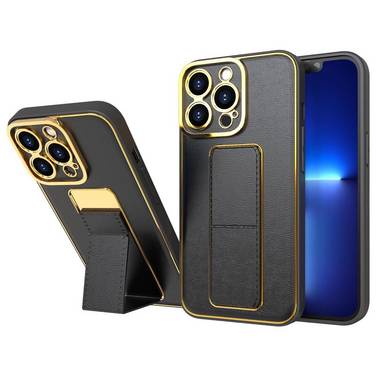 Neue Kickstand Case Hülle iPhone 13 Pro Max Ständer schwarz