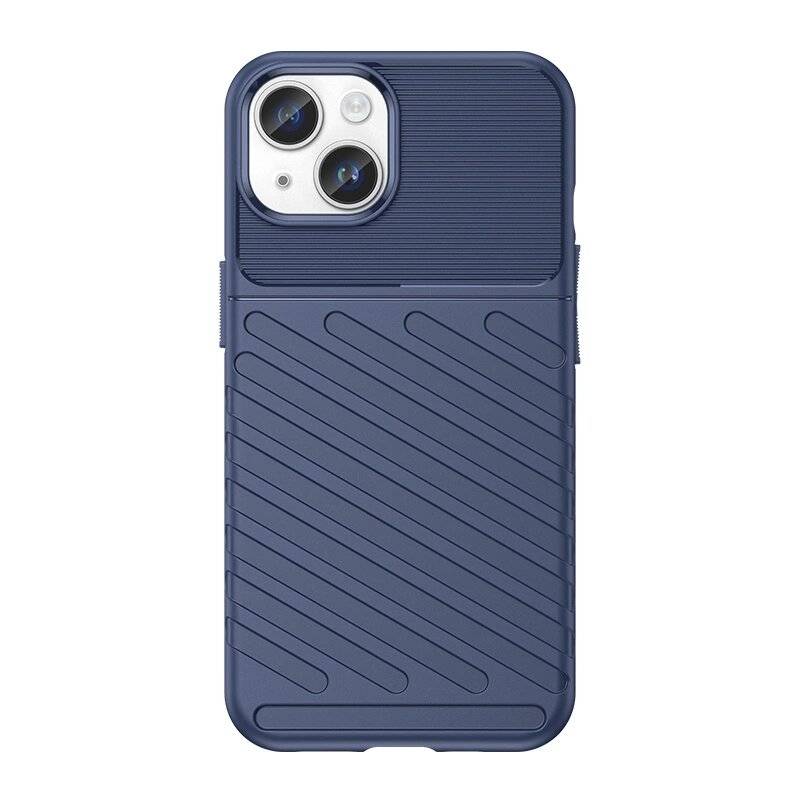 Gepanzerte iPhone 15 Plus Thunder Hülle – Blau-0