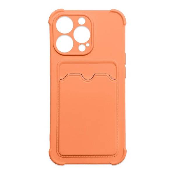 Card Armor Case Pouch Cover iPhone 11 Pro Max Wallet Silikon Air Bag Orange