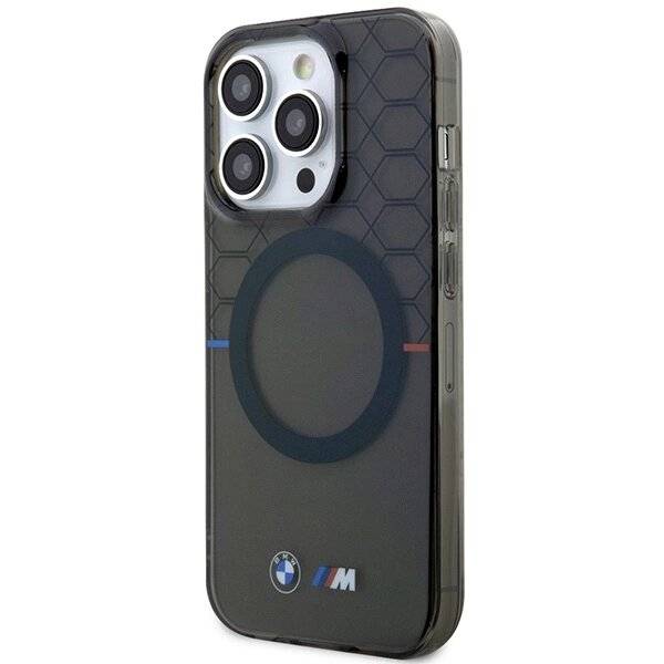 BMW Pattern MagSafe Hülle iPhone 13 Pro Max – grau-1