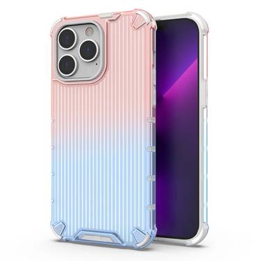 Ombre Protect Case iPhone 14 Pro Max rosa blaue gepanzerte Hülle