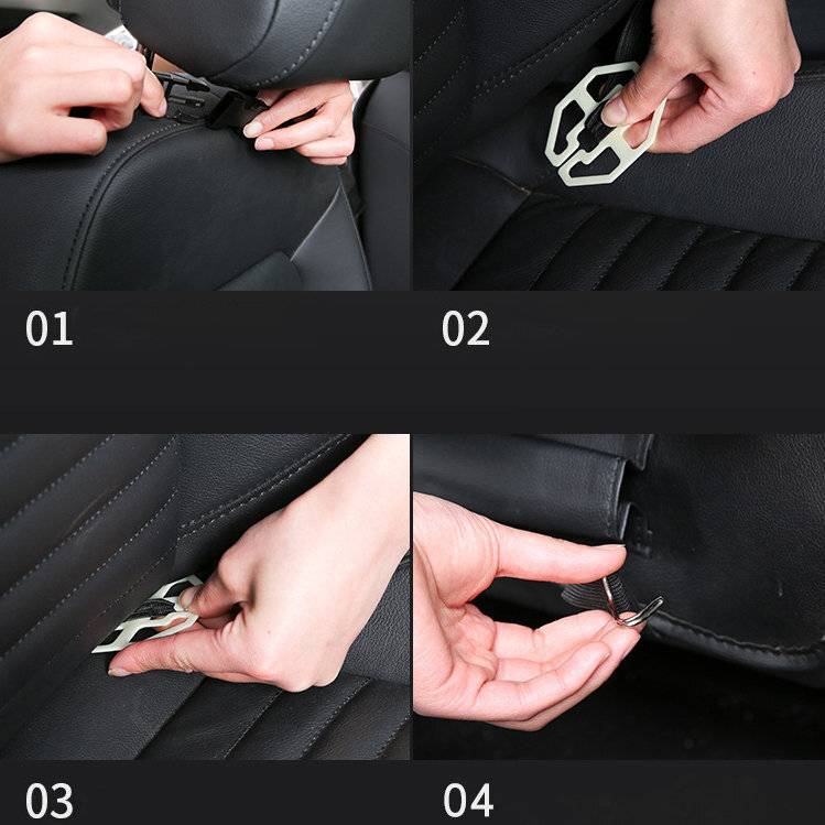 Autositz-Organizer Sitzschutz Autositzbezug beige-2