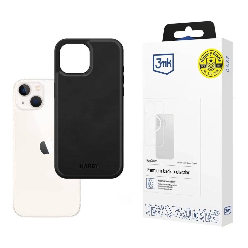3mk Hardy Apple Silky Leather MagCase iPhone 13 - Schwarz-0