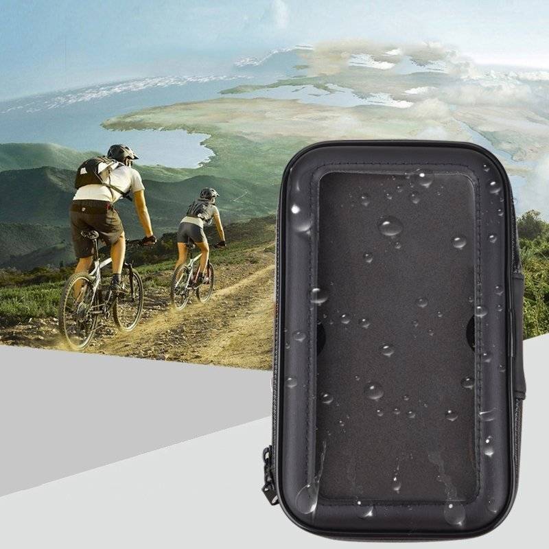 Universal wasserdicht Fahrradhalterung Fahrrad & Motorrad Telefonhalter XL Größe maximale-1