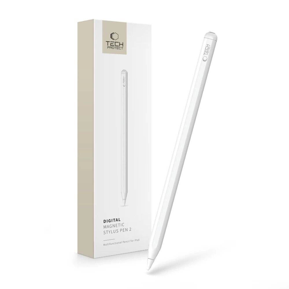 Tech-Protect Digital Magnetic Stylus Pen 2 Magnetstift iPad-Tablet – Weiß-0