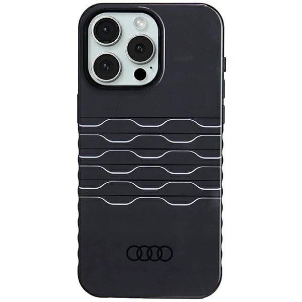 Audi IML MagSafe Hülle iPhone 15 Pro Max - Schwarz
