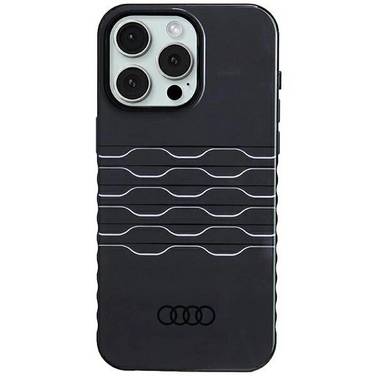 Audi IML MagSafe Hülle iPhone 15 Pro Max - Schwarz