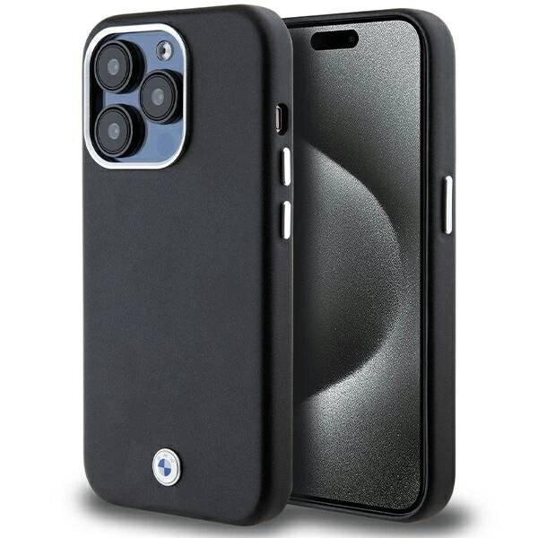 BMW Signature Wrapped Metal MagSafe Hülle iPhone 14 Pro Max – Schwarz-0