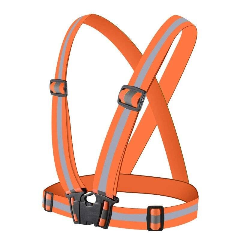 Verstellbarer reflektierender Gurt Laufrad – orange-0