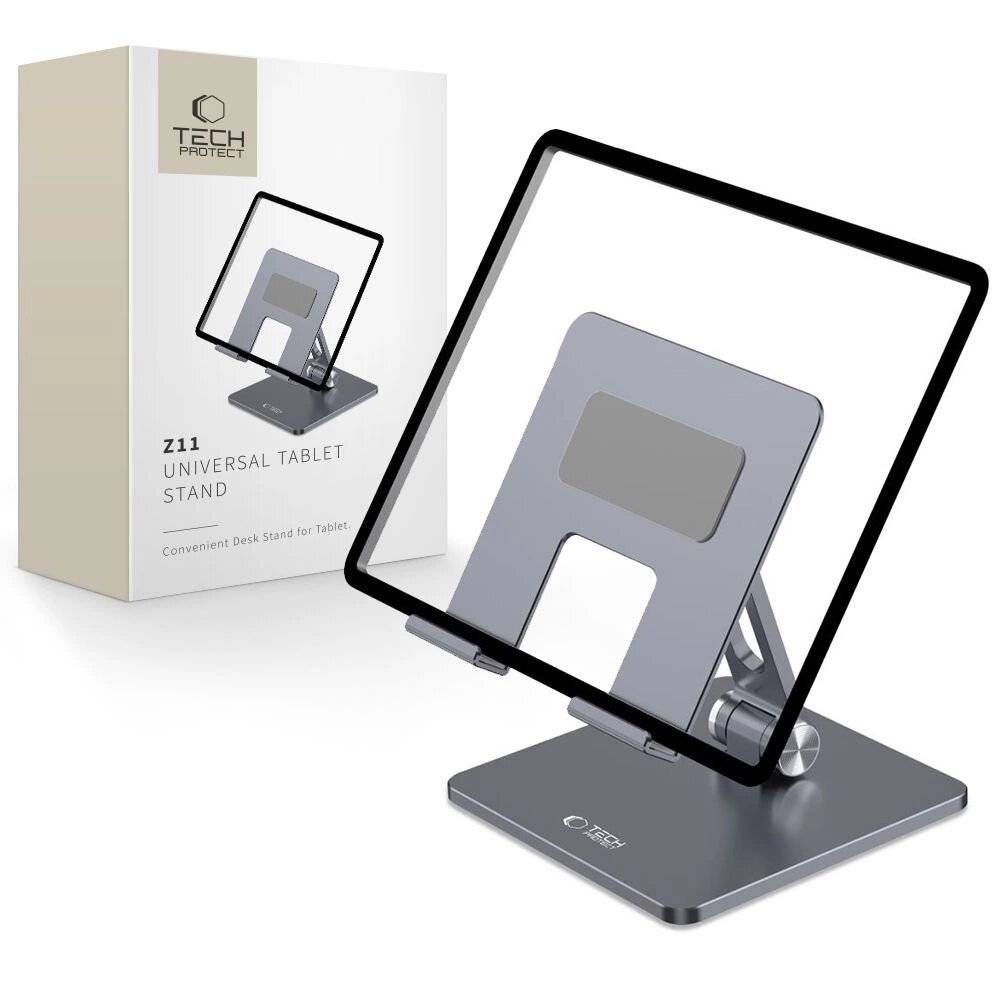 Tech-Protect Z11 Ständer, universell Tablets bis 13 Zoll – Grau-0
