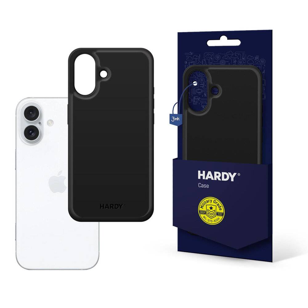 3mk Hardy Apple Silky Leather MagCase iPhone 16 Plus - Schwarz-4