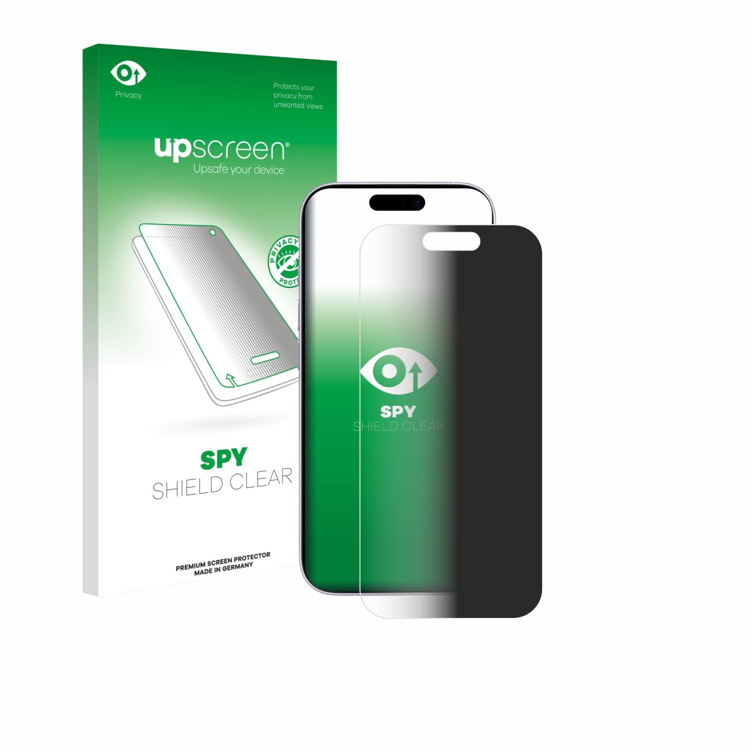 upscreen Blickschutzfolie für Apple iPhone 17 Anti-Spy Privacy Blaulichtschutz Sichtschutzfolie-0