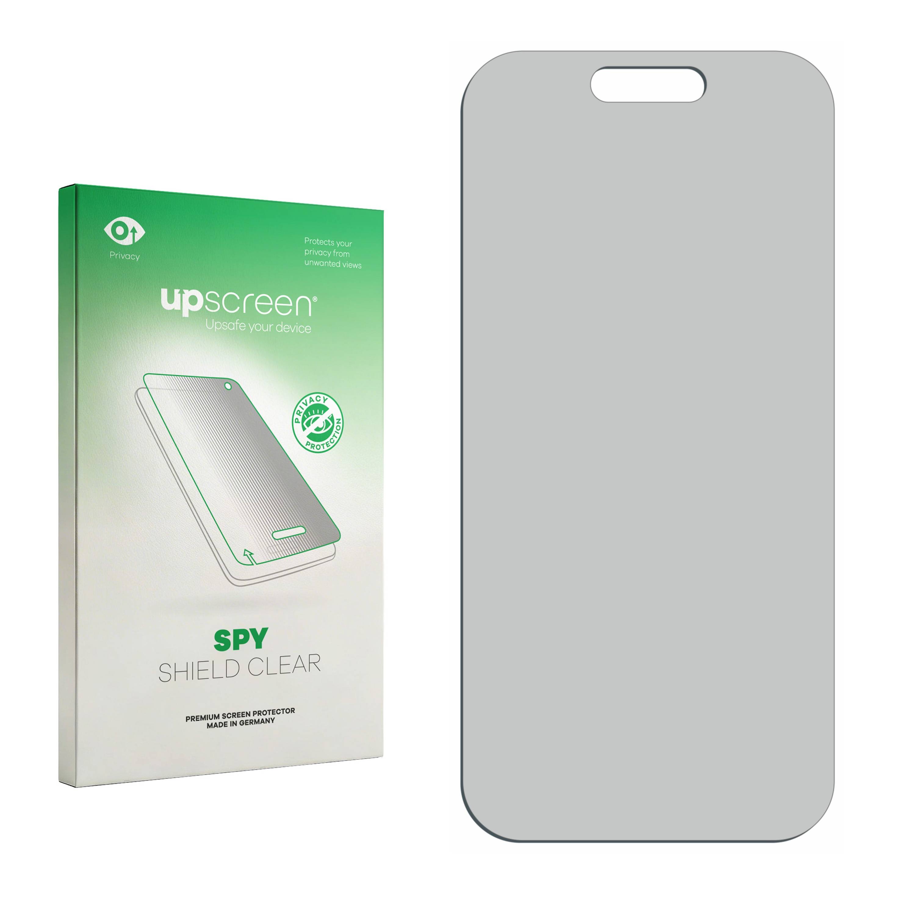 upscreen Blickschutzfolie für Apple iPhone 17 Anti-Spy Privacy Blaulichtschutz Sichtschutzfolie-4