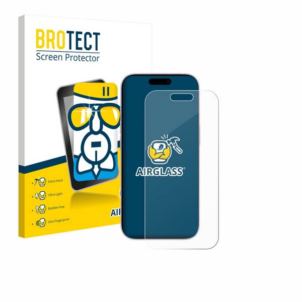 BROTECT Schutzglas für Apple iPhone 17 Schutzfolie Panzer Folie Glas Display Schutz klar