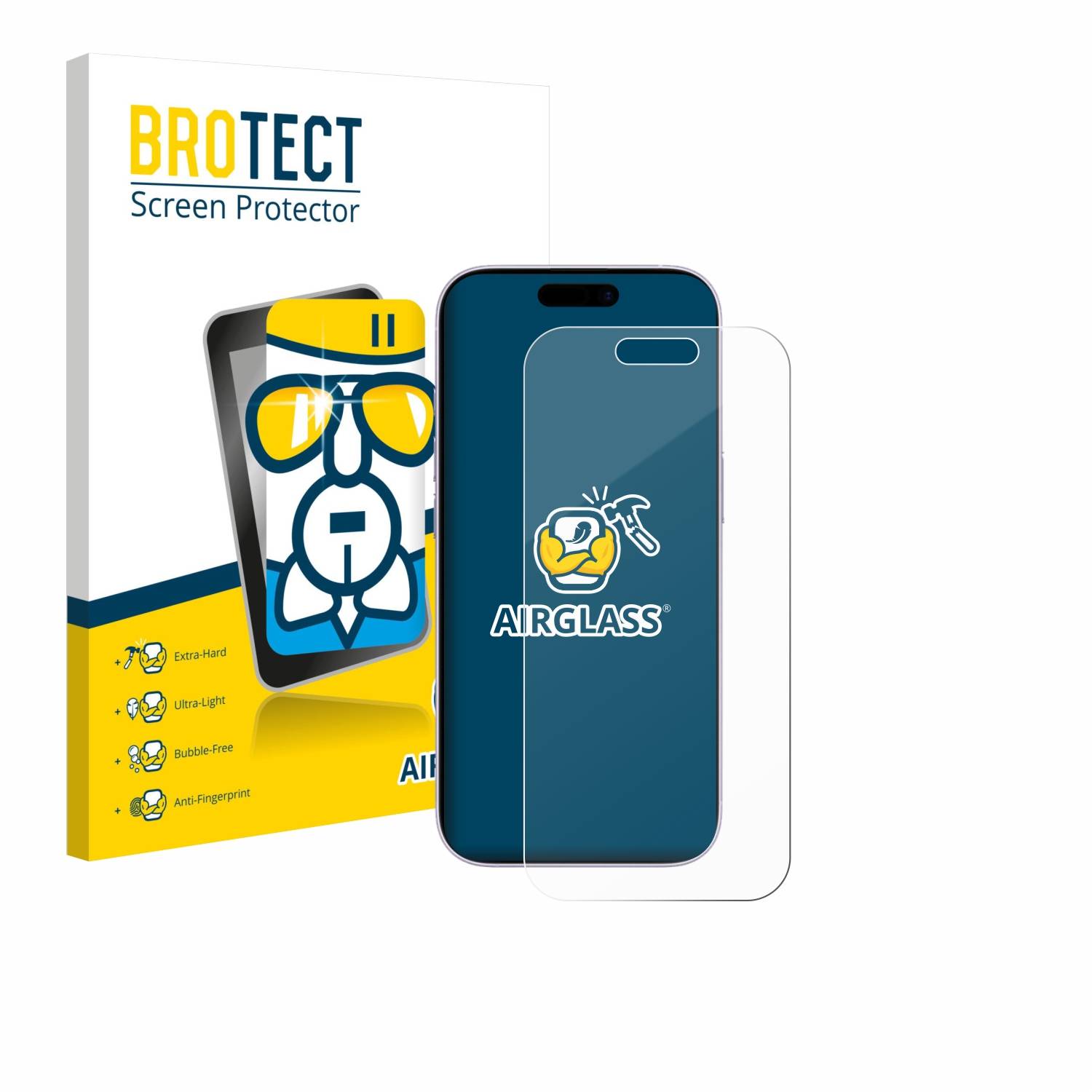 BROTECT Schutzglas für Apple iPhone 17 Schutzfolie Panzer Folie Glas Display Schutz klar-0