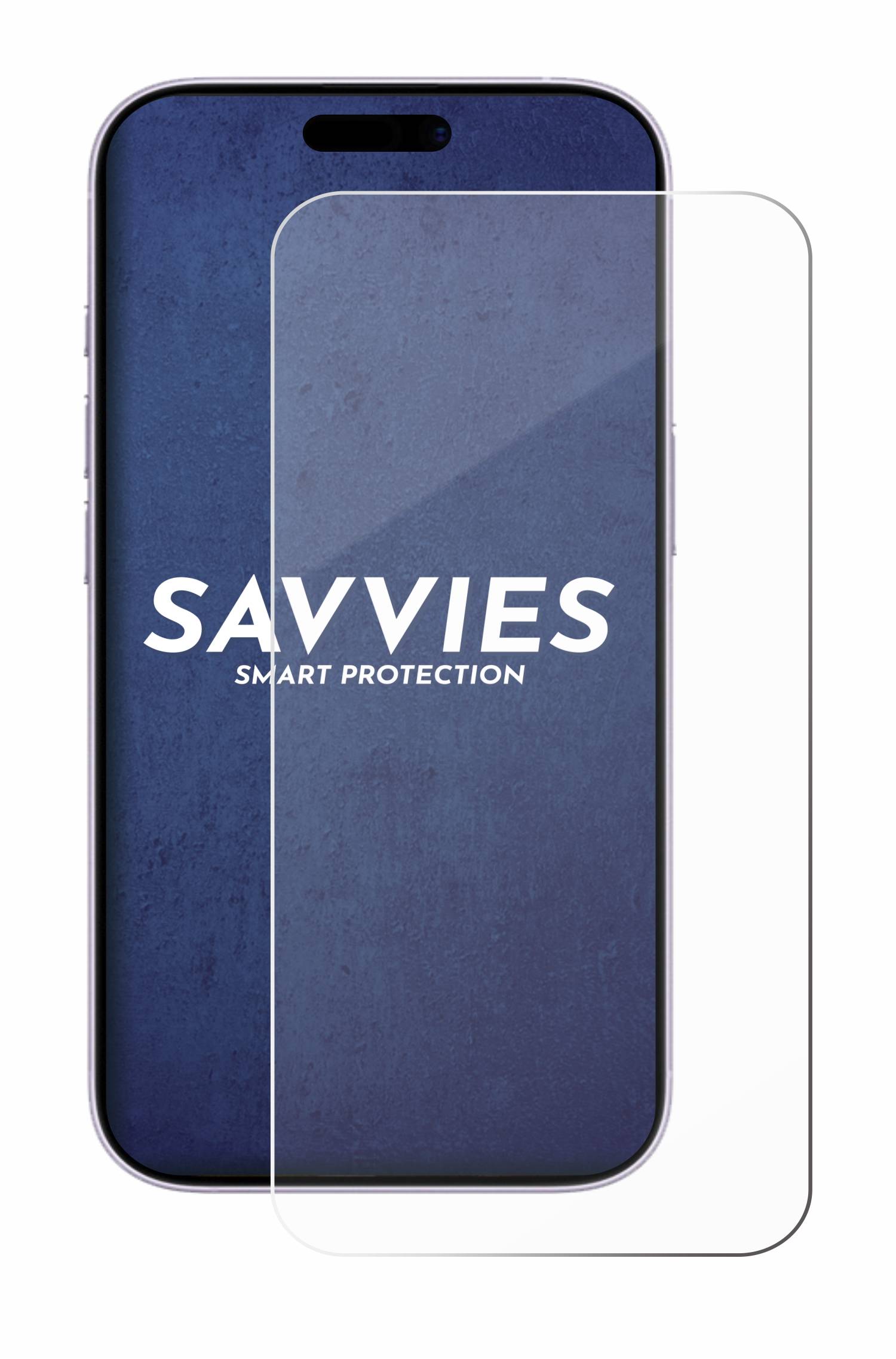 Savvies Schutzglas für Apple iPhone 17 Echtglas 9H-Härte klar-4