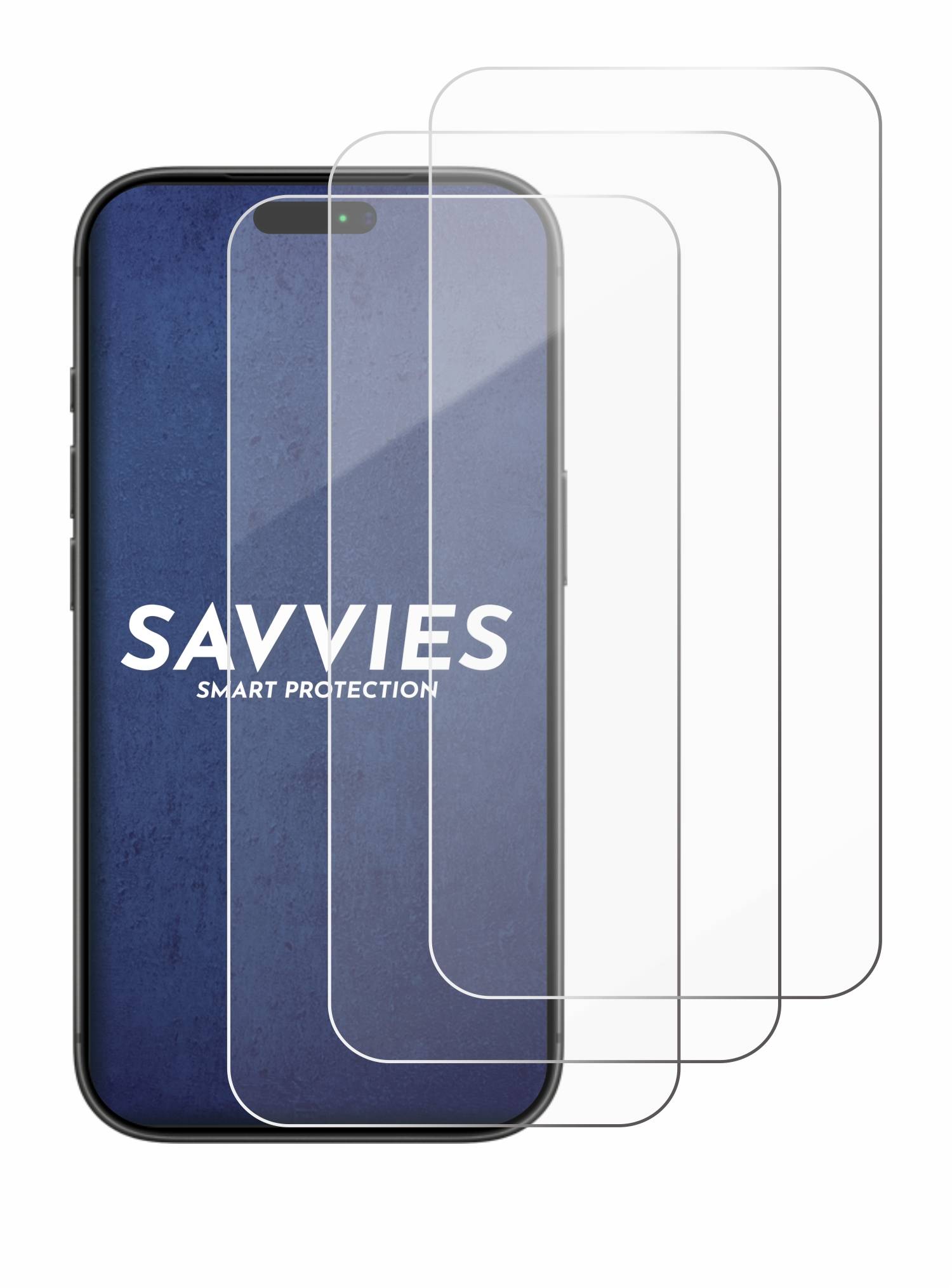 3x Savvies Schutzglas für Apple iPhone 17 Pro Echtglas 9H-Härte klar-4