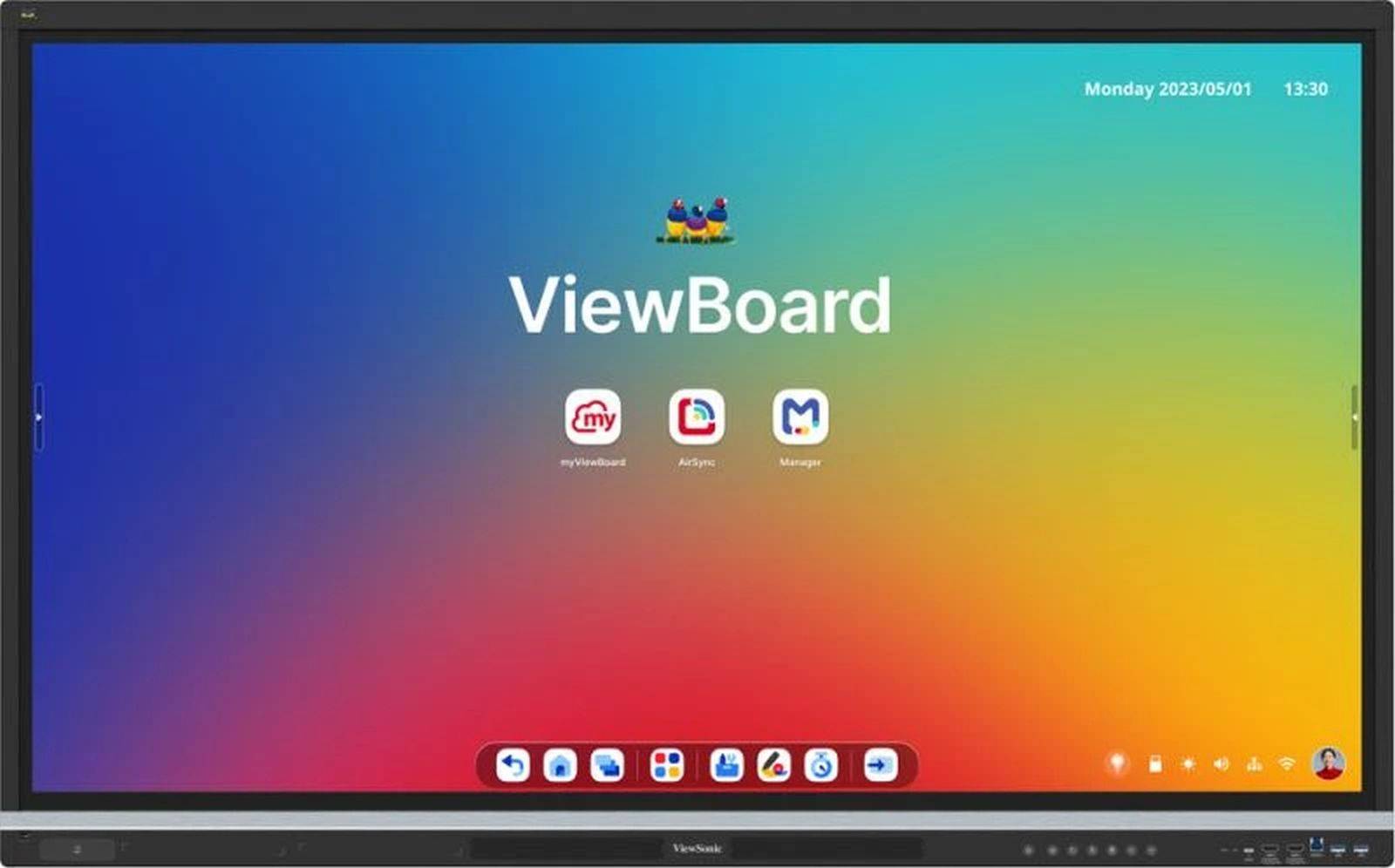 ViewSonic ViewBoard 51 serie touchscreen 98 inch UHD Android 14 EDLA certified IR 450 nits USB Typ C-2