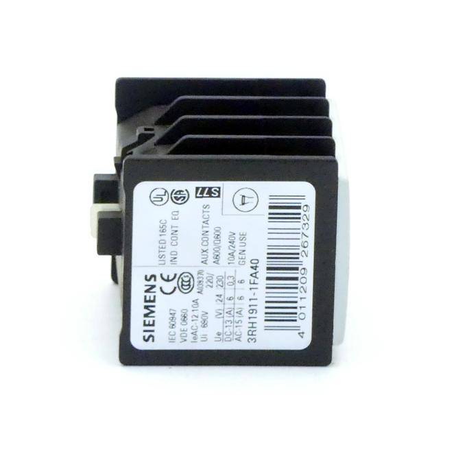 Siemens Hilfsschalterblock (3RH1911-1FA40)-2