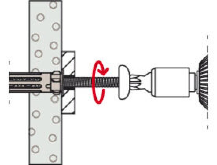 Symbolbild für Hohlraum-Metalldübel DuoHM 572923 Typ Duo Hm 4 x 55 Bohrernenn-Ø 8 (d0) mm Plattendicke 9,5 - 30 (dp) mm Dübellänge 55 (