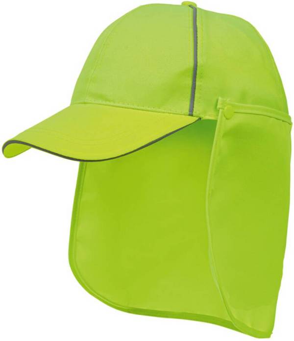 UV-Cap mit Nackenschutz 73797305 Größe Uni Farbe warngelb