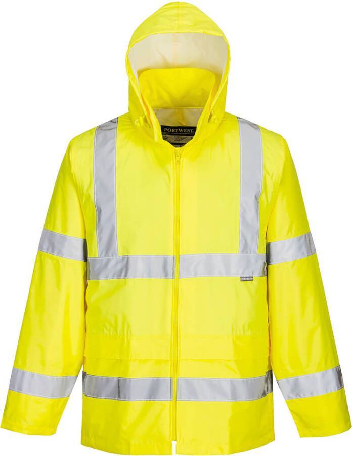Warnschutz-Regenjacke H440 H440YERL Größe L Farbe warngelb-0