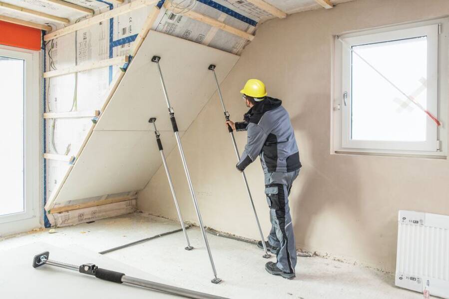 Decken- und Montagestütze ST ST125 Länge 750-1250 mm Tragkraft 150 (min. Auszugslänge) kg Tragkraft 60 (max. Auszugsläng-4