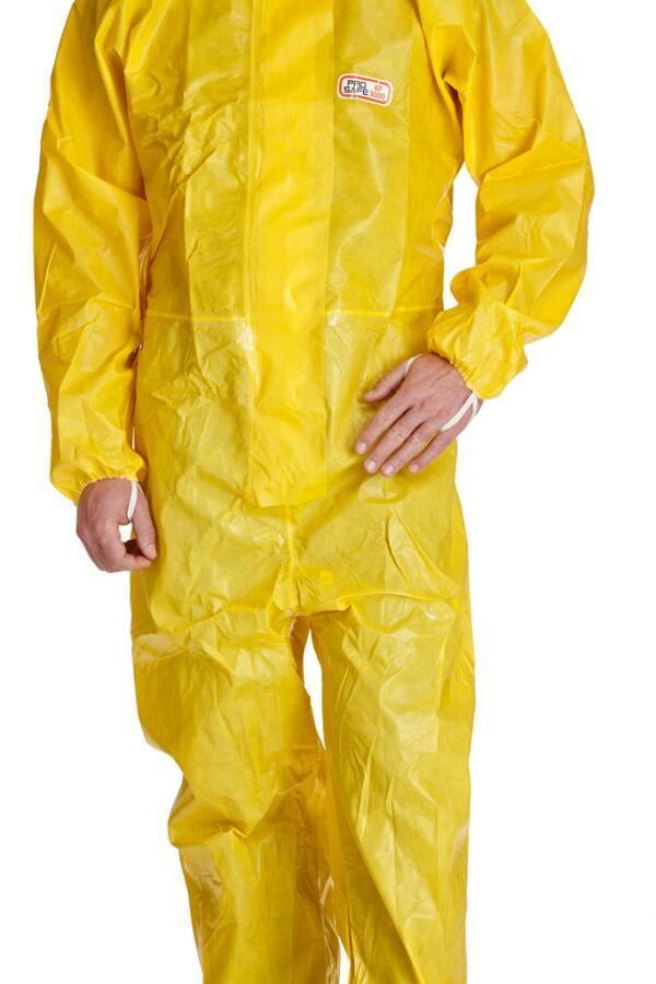 Schutzanzug ProSafe® XP3000 Overall PSXP-2XL Größe XXL Farbe gelb Ausführung ohne Füßlinge-5
