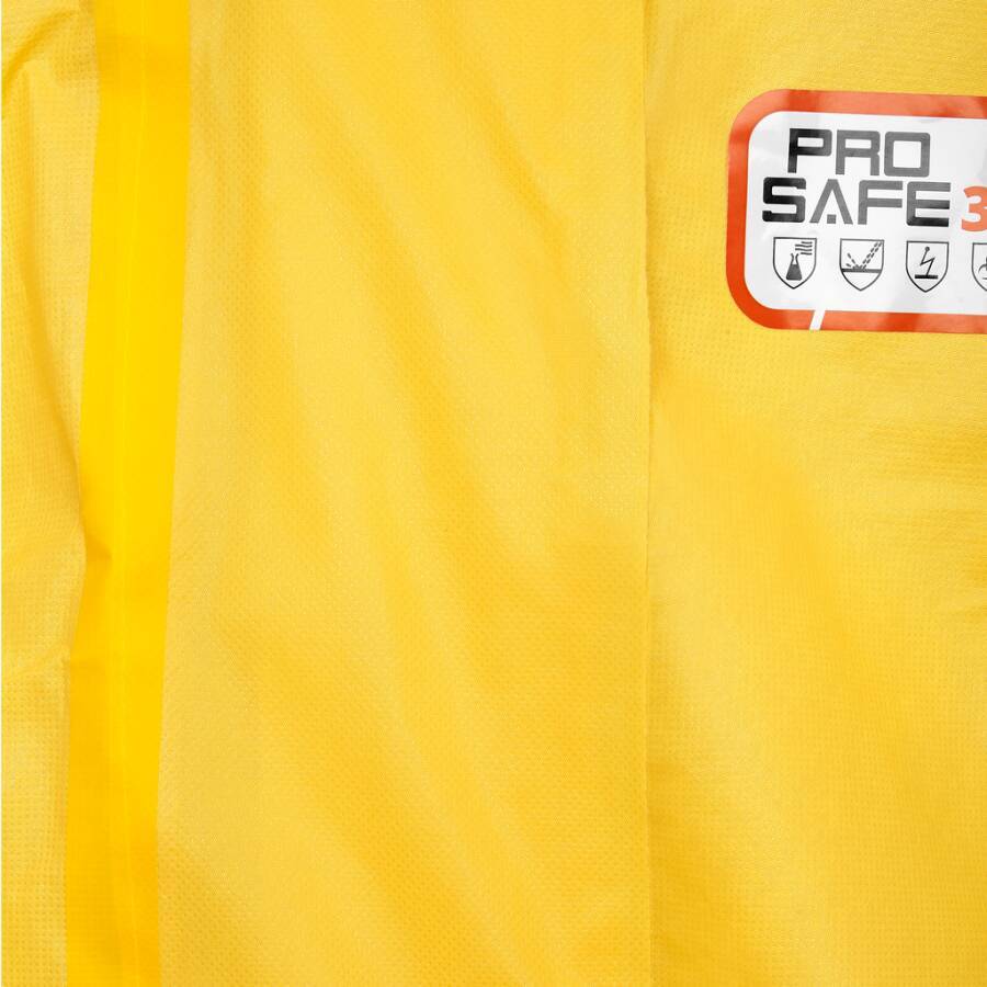 Schutzanzug ProSafe® XP3000 Overall PSXP-2XL Größe XXL Farbe gelb Ausführung ohne Füßlinge-4