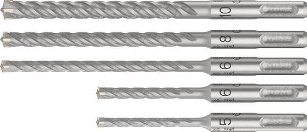Hammerbohrer PRO SDS plus-5X Sets 2608833910 Typ Set 5-tlg. Inhalt je 1x Ø 5-6 x 50/110 mm, je 1x Ø 6-8-10 x 100/160 mm