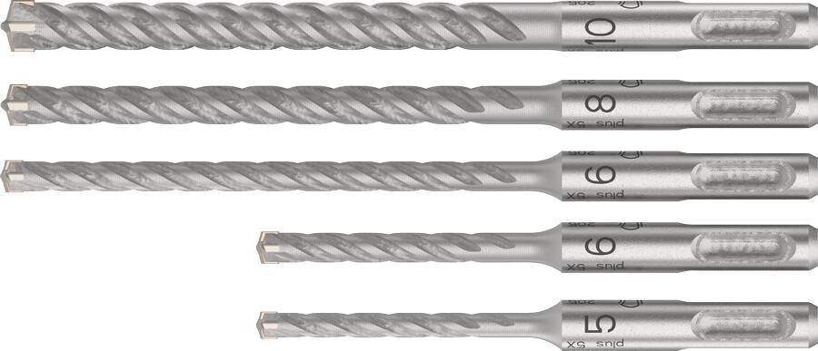 Hammerbohrer PRO SDS plus-5X Sets 2608833910 Typ Set 5-tlg. Inhalt je 1x Ø 5-6 x 50/110 mm, je 1x Ø 6-8-10 x 100/160 mm-0