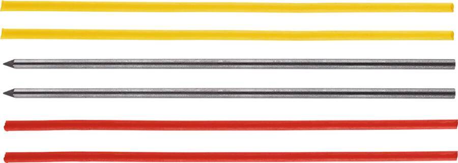Ersatzmine edding 8881 6x Nachfüllmine Baumarker rot,gelb graphit/Set EDDING-3