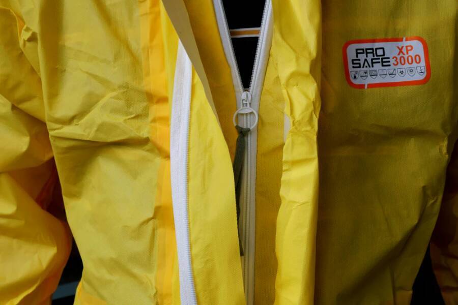 Schutzanzug ProSafe® XP3000 Overall PSXP-2XL Größe XXL Farbe gelb Ausführung ohne Füßlinge-6