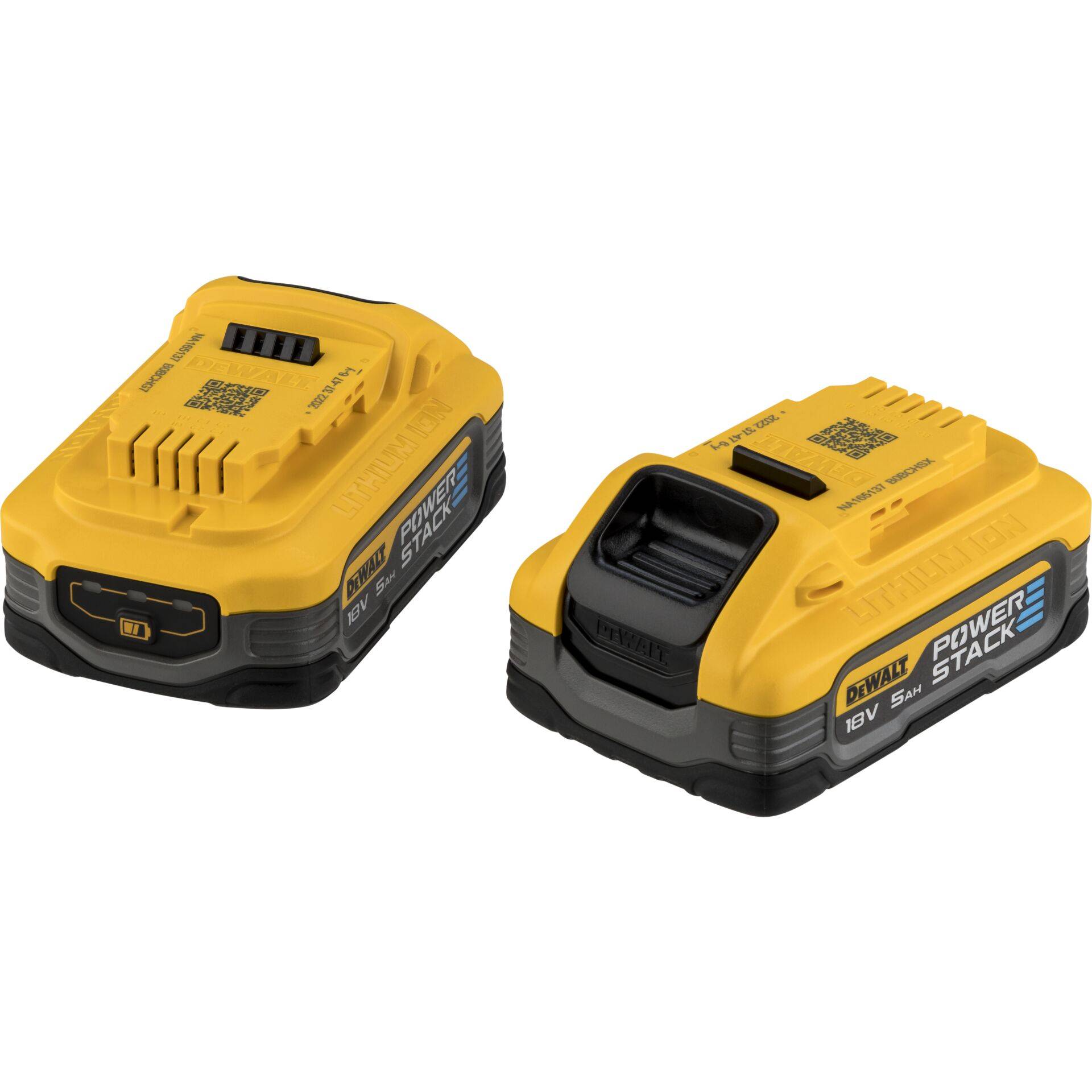 DEWALT Akku-Set Powerstack DCBP518H2 5.0 Ah 2 Stück - Ladegerät - Lithium-Ionen (Li-Ion)-0