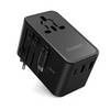 Choetech PD5022 Reiseadapter 70W, GaN, USB-C & USB-A, integriertes Kabel, EU/US/AUS/UK