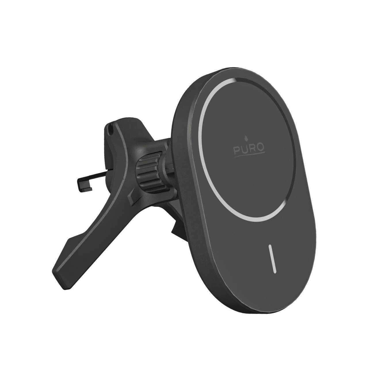 Puro Autohalterung Qi2 Ladegerät, MagSafe Kompatibel - Schwarz