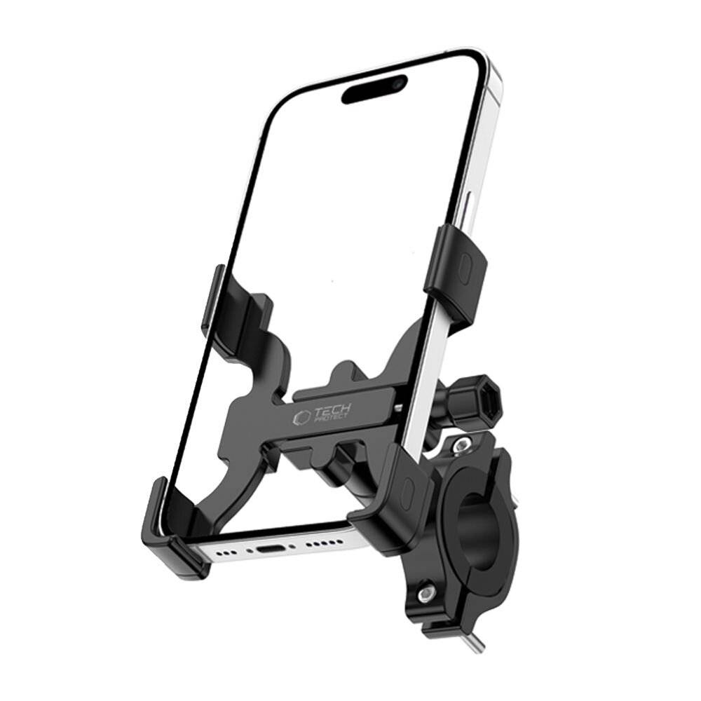 Tech-Protect V3 Fahrradtelefonhalter am Lenker - Schwarz-1
