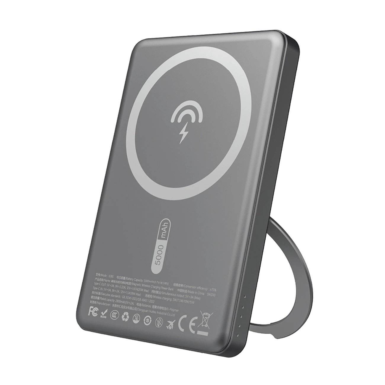 Dudao K28S 20W PD 5000mAh Powerbank MagSafe Ständer - Grau-0