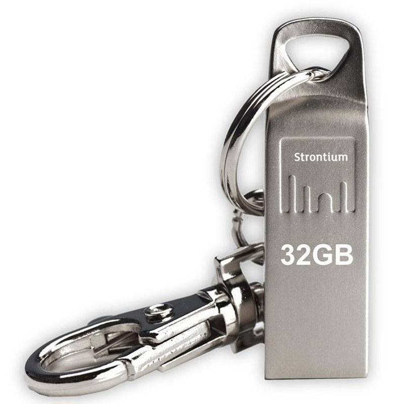 Strontium Ammo USB 2.0 Stick mit 32 GB und schlüsselkarabiner-0