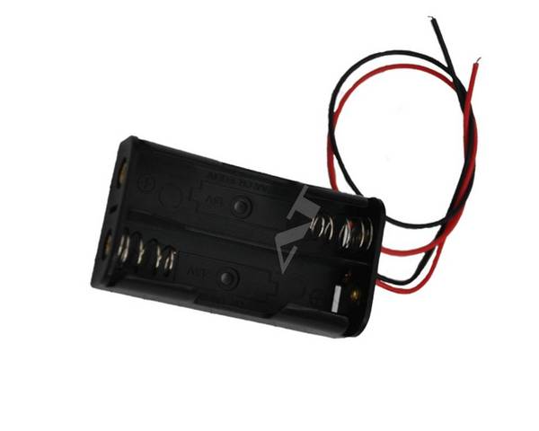 Batteriehalter für 2x 18650 Zellen mit Anschluss (2S1P)