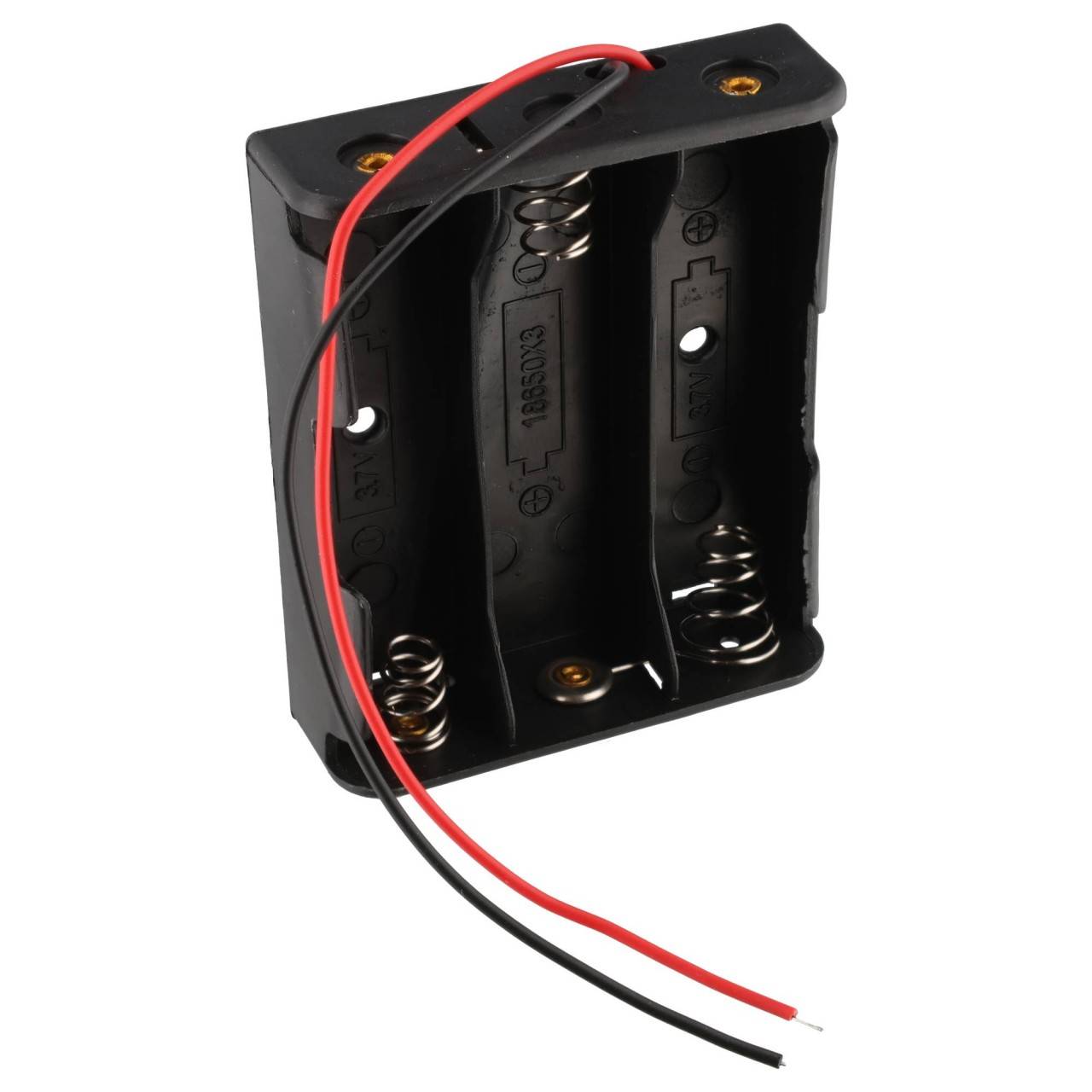 Batteriehalter für 3x 18650 Zellen mit Anschluss (3S1P)-0
