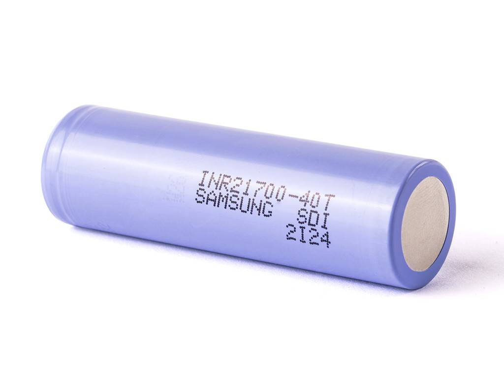 Samsung INR21700-40T 4000mAh Li-Ion-Akku, 3,6V - 3,7V min. 3900mAh typ. 4000mAh maximal 45A Stromabgabe (Flat Top)-1