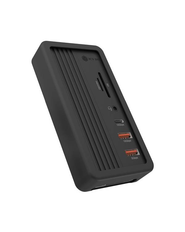 IB-DK4072M-CU31, 10 in 1 DockingStation mit Slot für M.2 NVME SSD Slot, Host USB 3.2 Gen 2 Type-C+A 10 Gbit/s