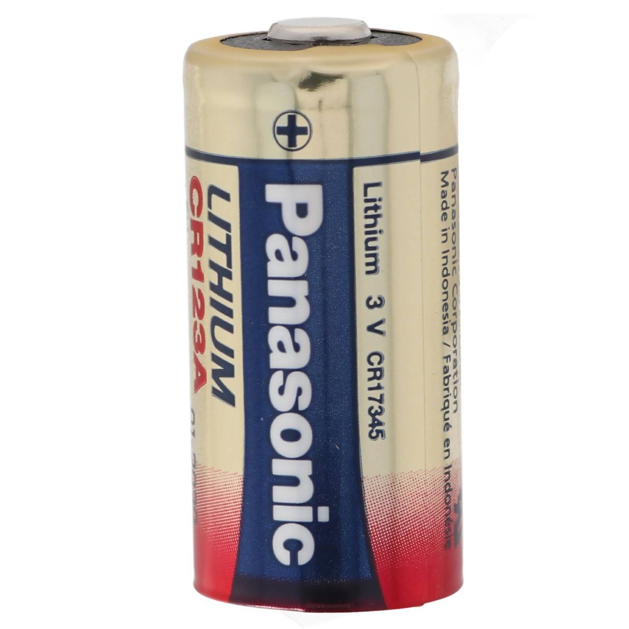 CR123A Panasonic Batterie Photo Lithium CR123-1